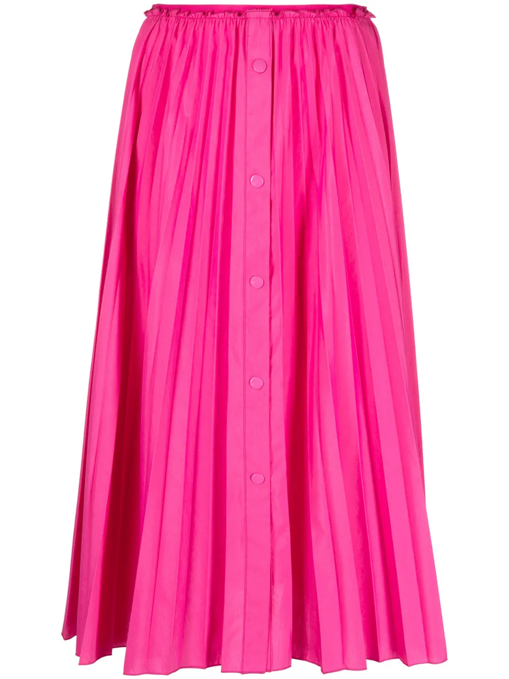 RED Valentino pleated midi skirt – Pink
