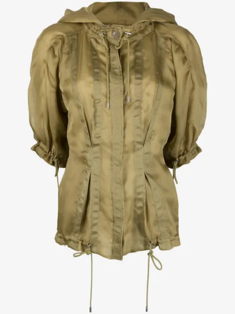 Alberta Ferretti striped fitted jacket