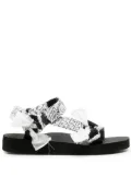 Arizona Love Trekky Bandana flat sandals - White