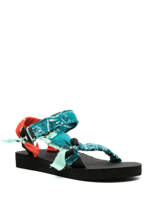 Arizona Love Trekky Mix bandana print Sandals Farfetch