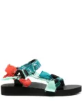 Arizona Love Trekky Mix bandana-print sandals - Blue