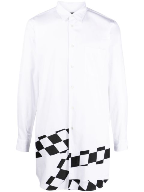 Comme des Garcons Homme Plus check-print panelled shirt Men