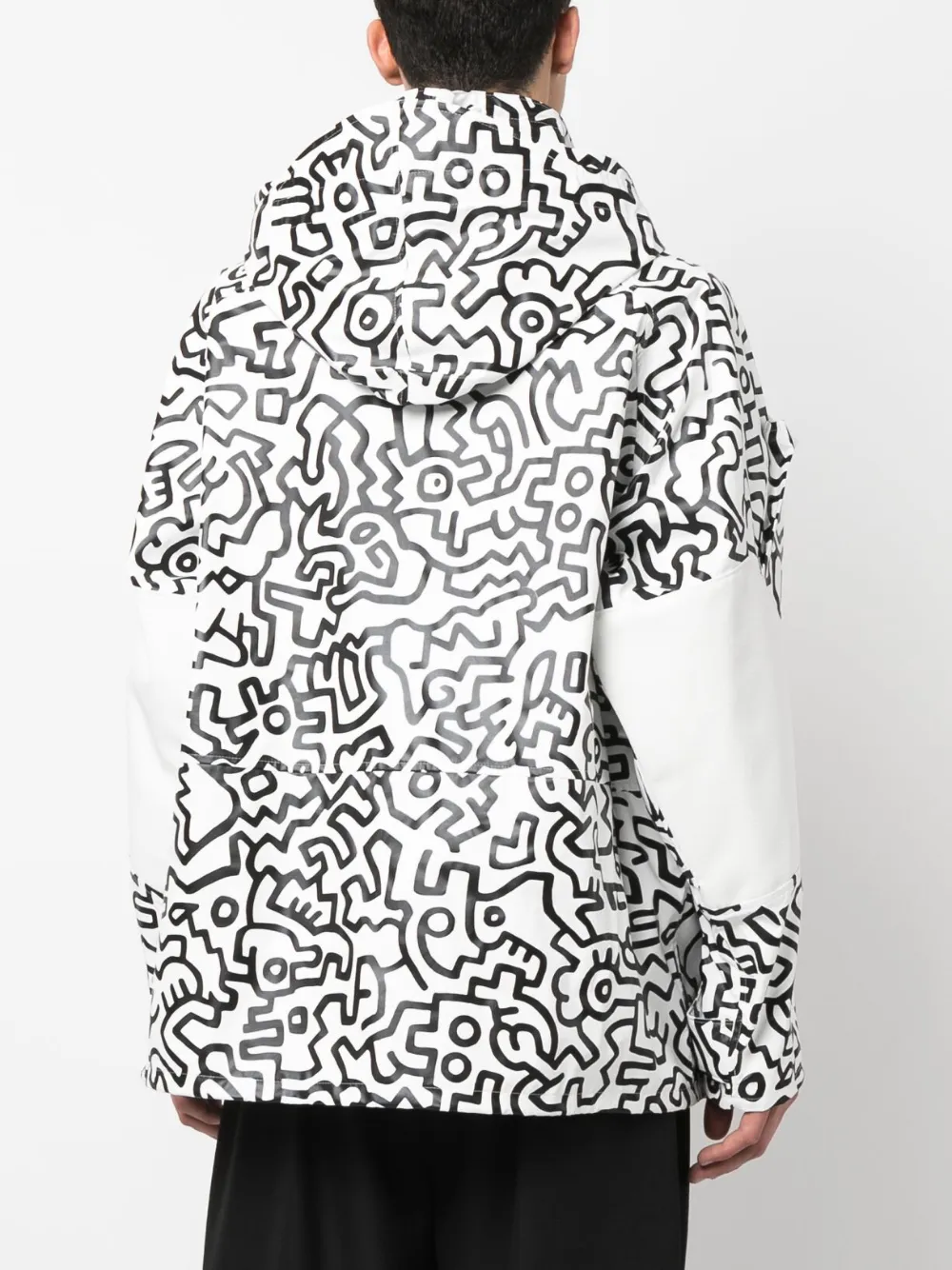 Shop Junya Watanabe X Keith Haring Graphic-print Jacket In White