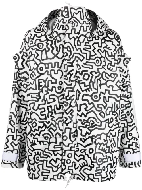 X Keith Haring veste bomber à imprimé graphique - Junya Watanabe MAN - Modalova