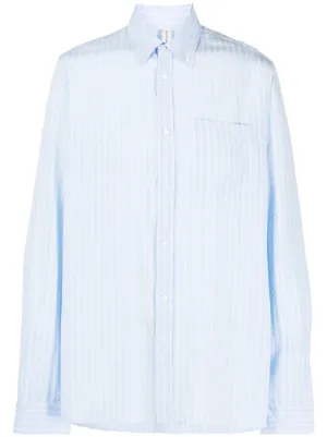 Ader Error ロングスリーブ シャツ | ブルー | FARFETCH JP