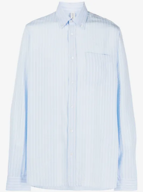 Another Aspect 1.0 stripe-pattern shirt