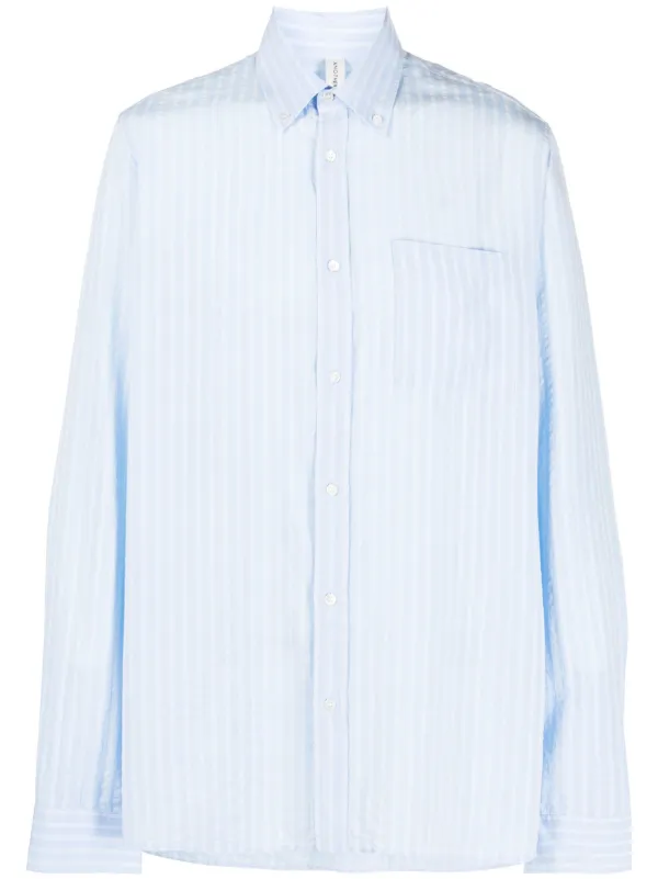 k*m様 another aspect シャツ ストライプシャツ Another Aspect 1.0 ストライプ シャツ | ブルー | FARFETCH JP