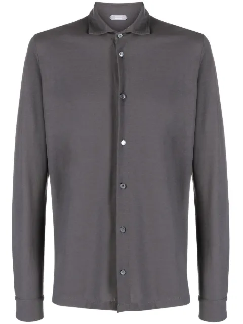 Zanone long-sleeve cotton shirt