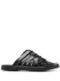 Officine Creative Chios 009 leather sandals - Black