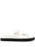 Officine Creative Chora leather slides - White