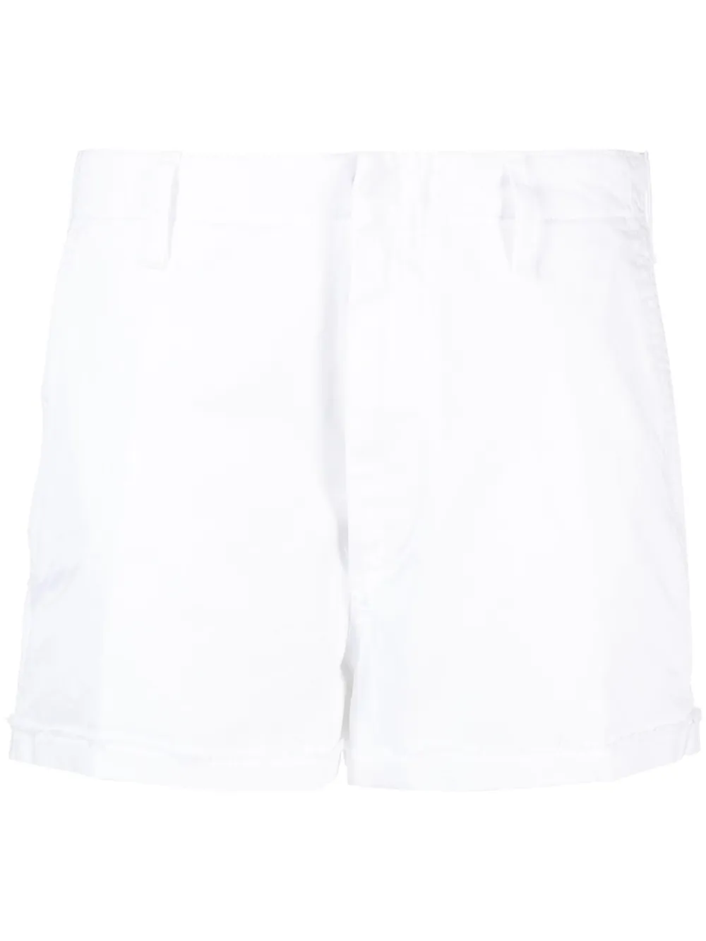 Dondup Cotton Short Shorts In Weiss