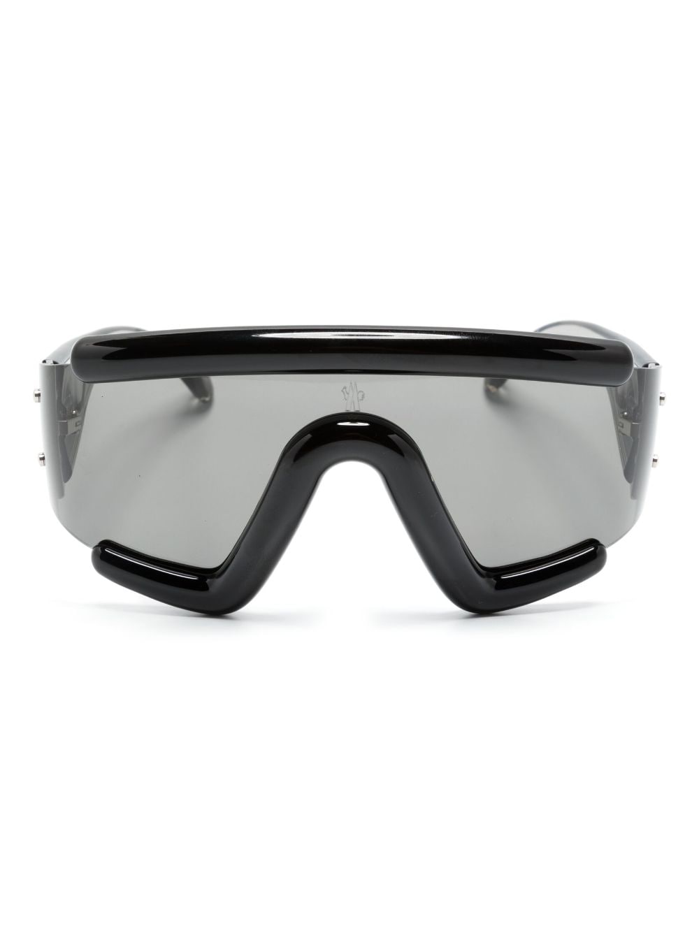Moncler Shield-frame Acetate Sunglasses In Black