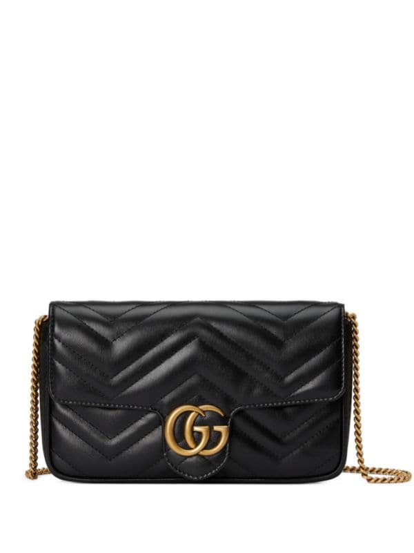 REVIEW: GUCCI MARMONT LEATHER MINI CHAIN BAG / WALLET ON CHAIN
