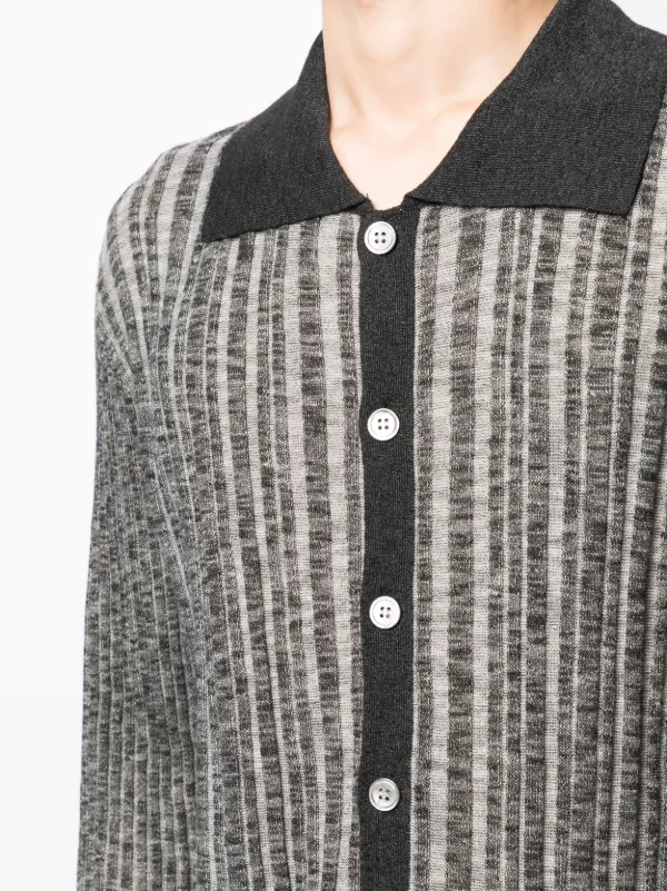 TAAKK ポリロングスリーブシャツ Taakk ロングスリーブ ポロシャツ | グレー | FARFETCH JP