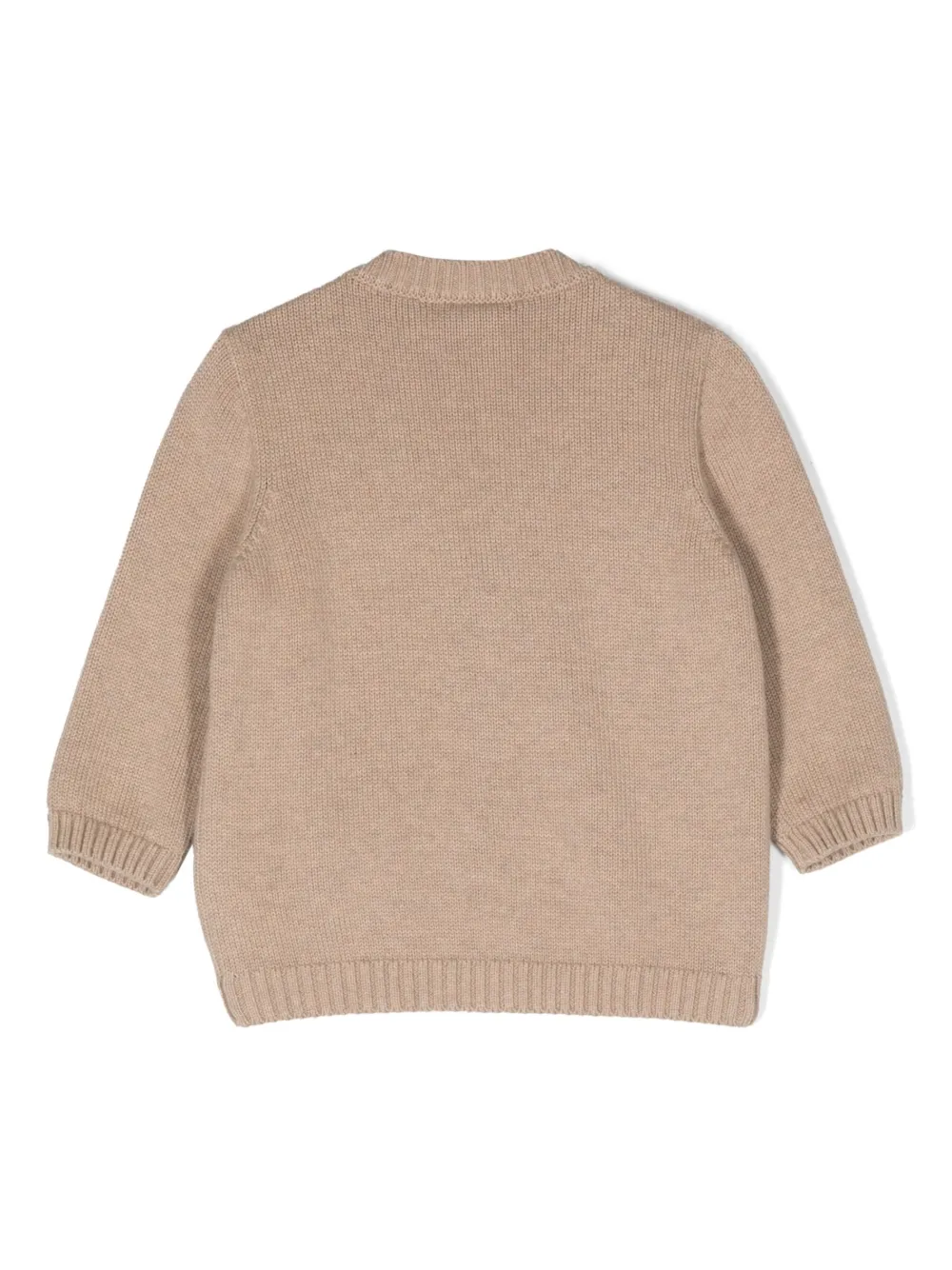 Fendi Kids logo-print V-neck cardigan | Cardigans | Image 2
