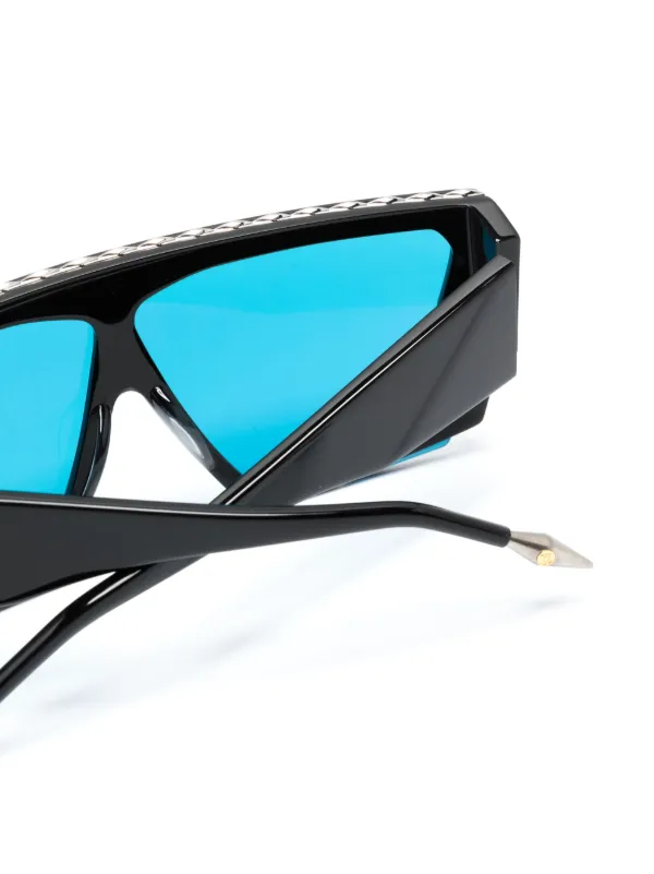 Dita Eyewear Subdrop スクエアフレーム サングラス | ブラック