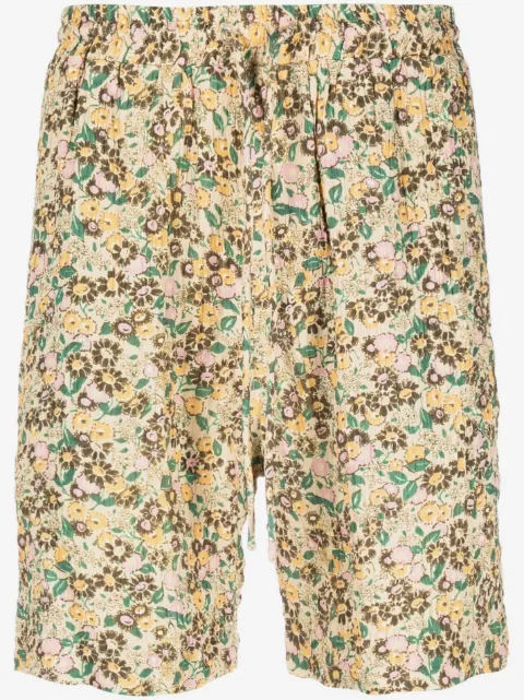 Nanushka ditsy floral-print shorts