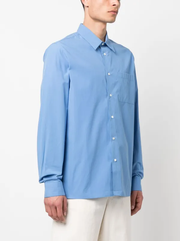 Another Aspect 3.0 organic-cotton Shirt | Blue | FARFETCH