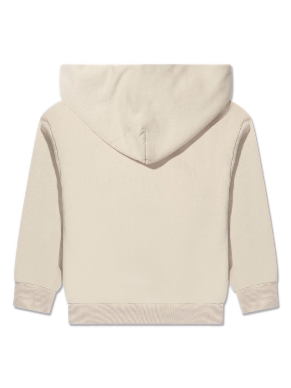 Balenciaga Kids Hoodie met logoprint Beige