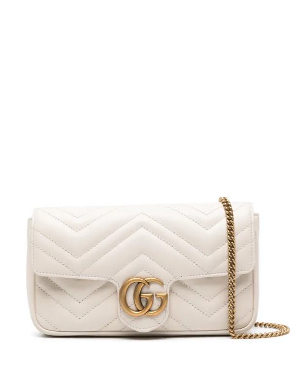 Gucci marmont cheap white mini