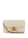 Gucci mini GG Marmont cross body bag - White