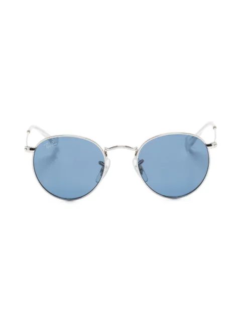RAY-BAN JUNIOR lentes de sol con armazón redonda y logo en relieve