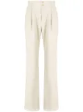 Taakk textured straight-leg trousers - Neutrals