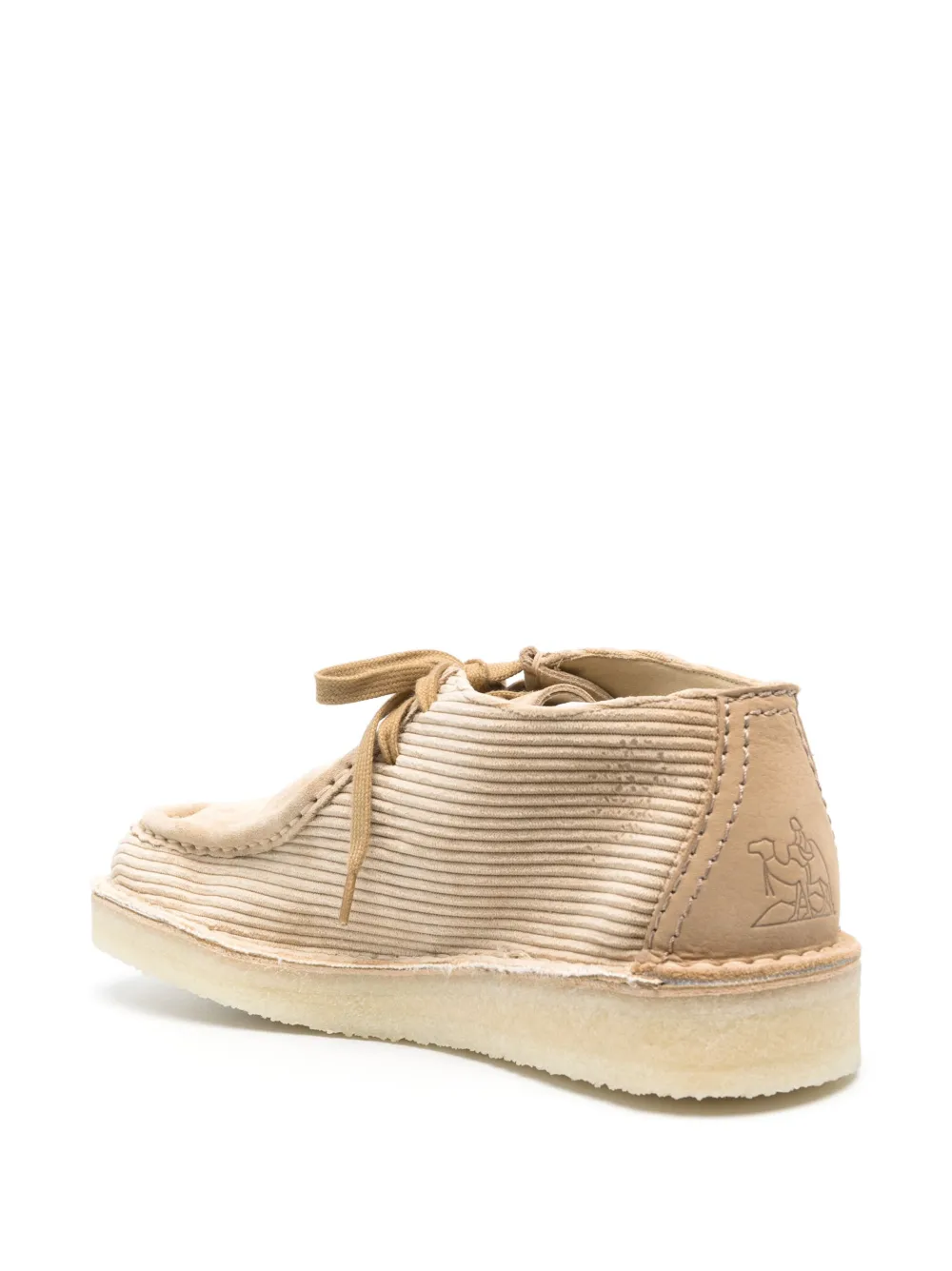 Clarks Originals Desert Nomad Leather Boots In Neutrals