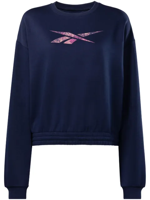 Reebok logo-print crew-neck sweatshirt