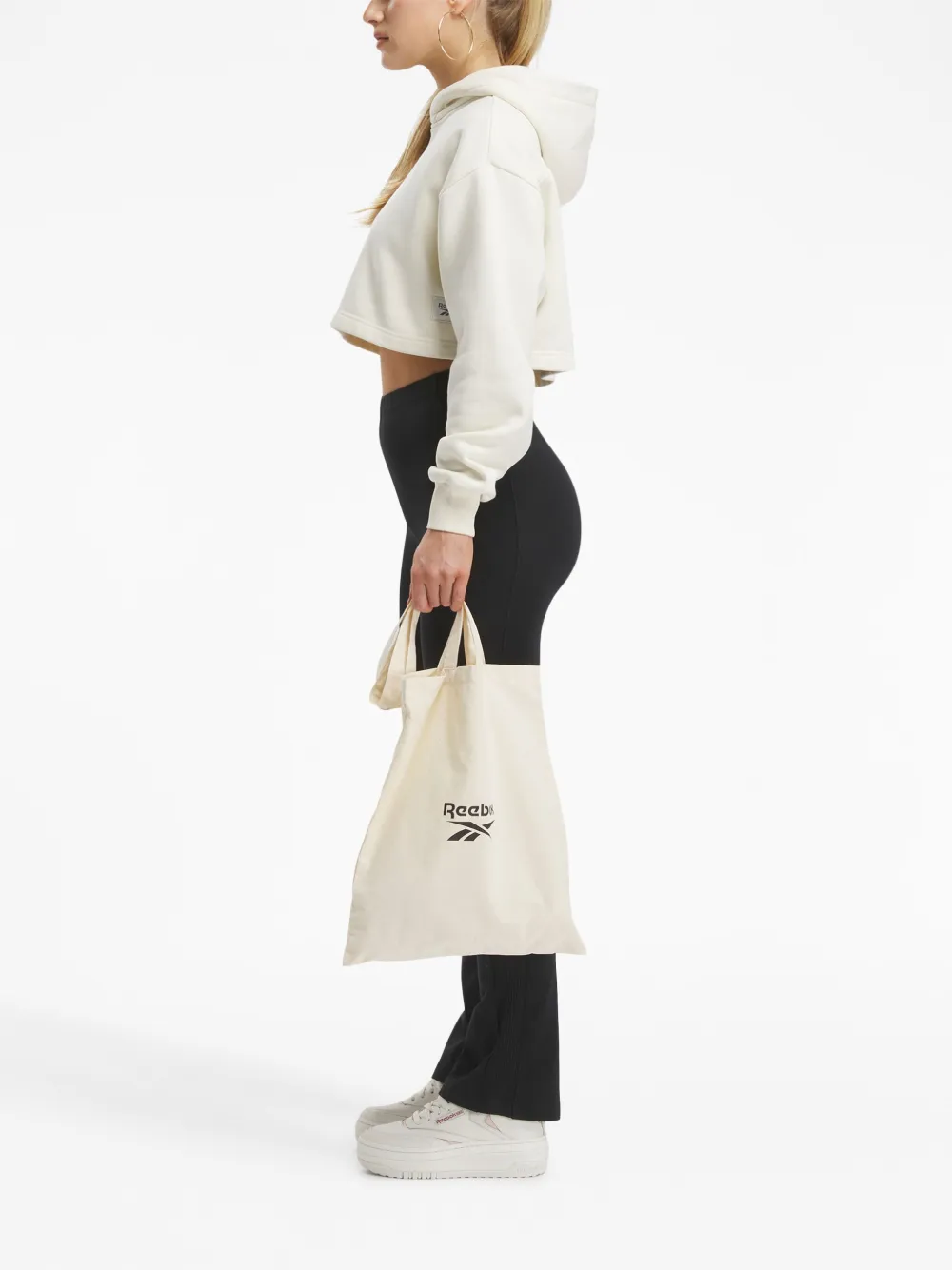  Reebok Classics Cropped Hoodie - Neutrals 