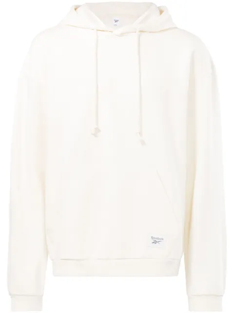 Reebok logo-patch pouch-pocket hoodie