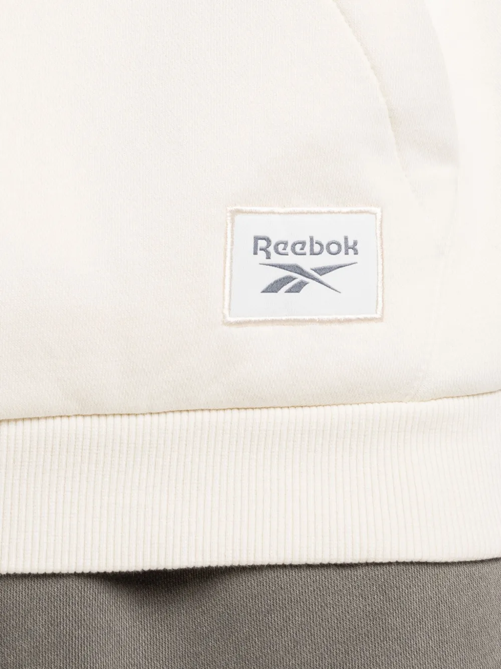 Reebok Hoodie met logopatch Wit