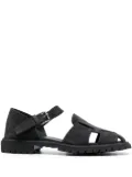Officine Creative Spectacular 005 suede sandals - Black