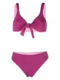 Fisico reversible high-waisted bikini - Purple