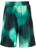 Karl Lagerfeld ombré-effect swim shorts - Green