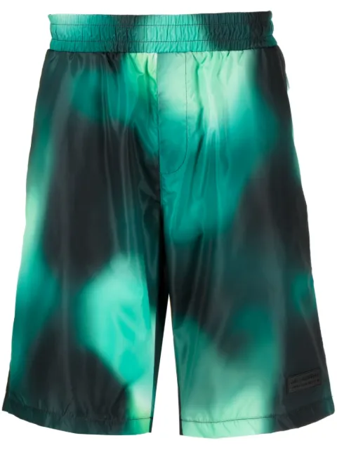 Karl Lagerfeld ombré-effect swim shorts