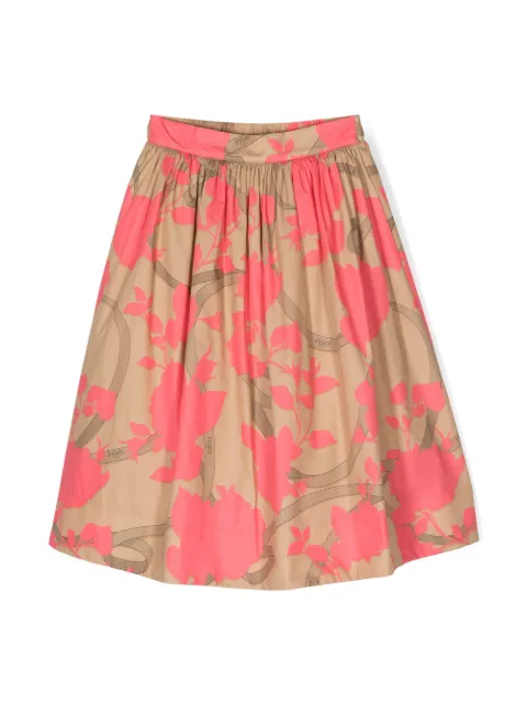 Fendi Kids Rock mit Blumen-Print