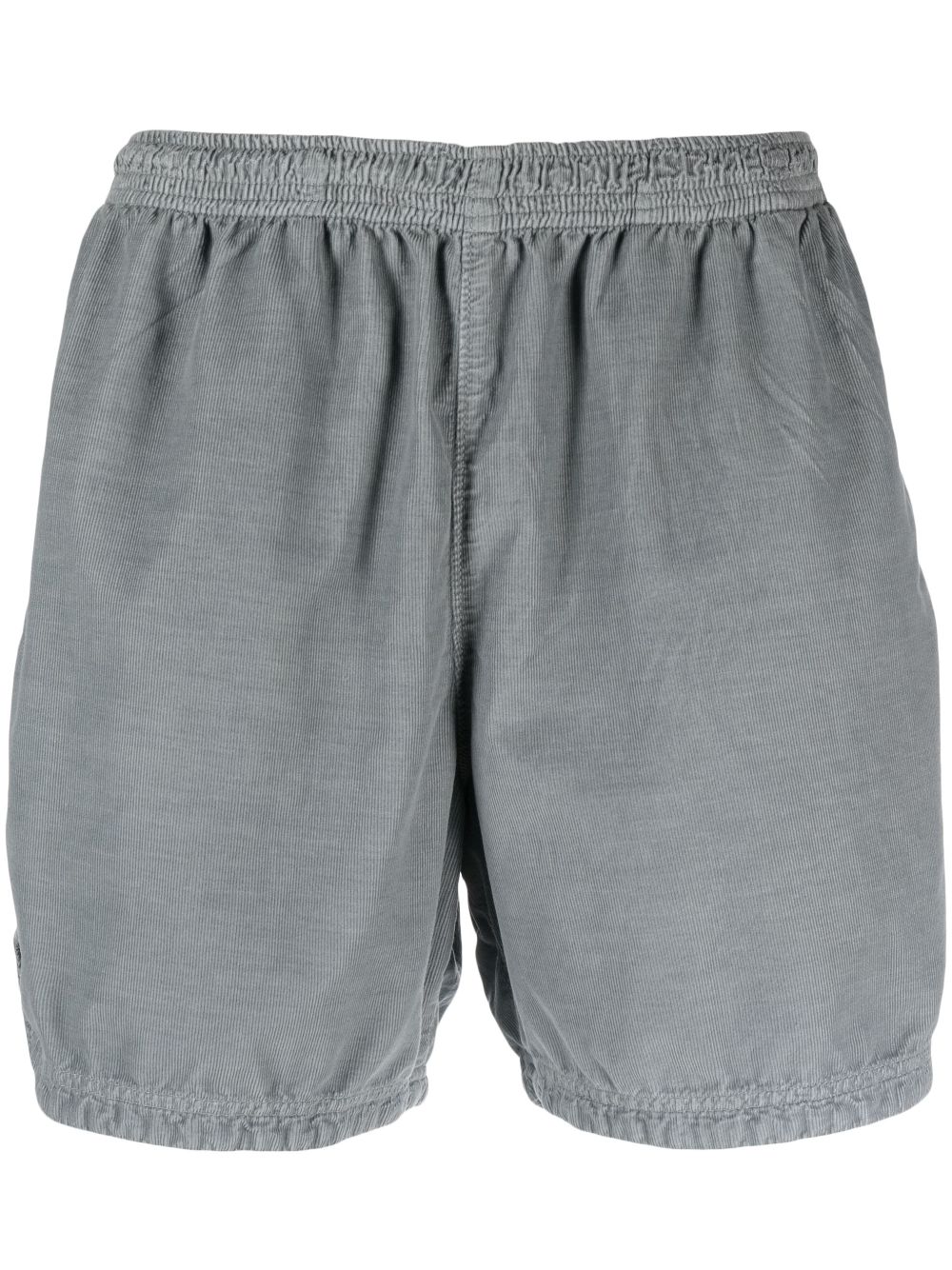 AMISH corduroy straight-leg deck shorts - Grey