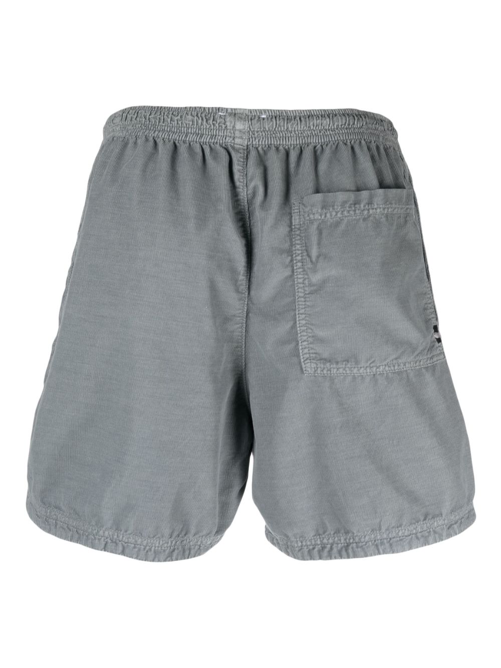 AMISH corduroy straight-leg deck shorts - Grey