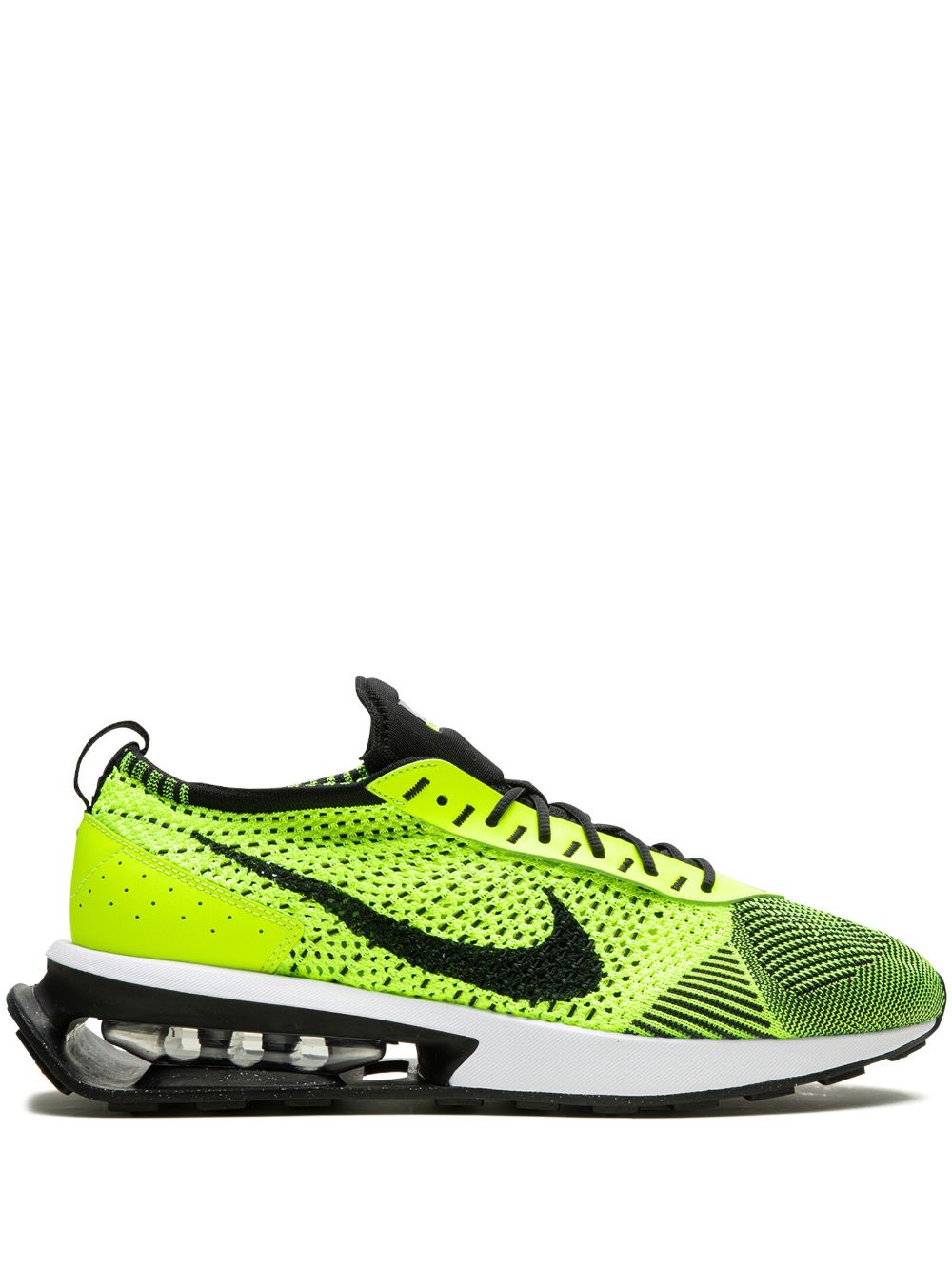 Shop Nike Air Max Flyknit Racer "volt" Sneakers In Green