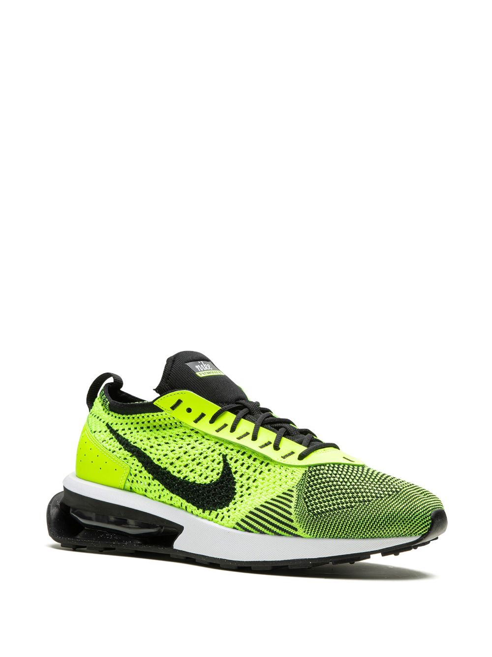 Shop Nike Air Max Flyknit Racer "volt" Sneakers In Green