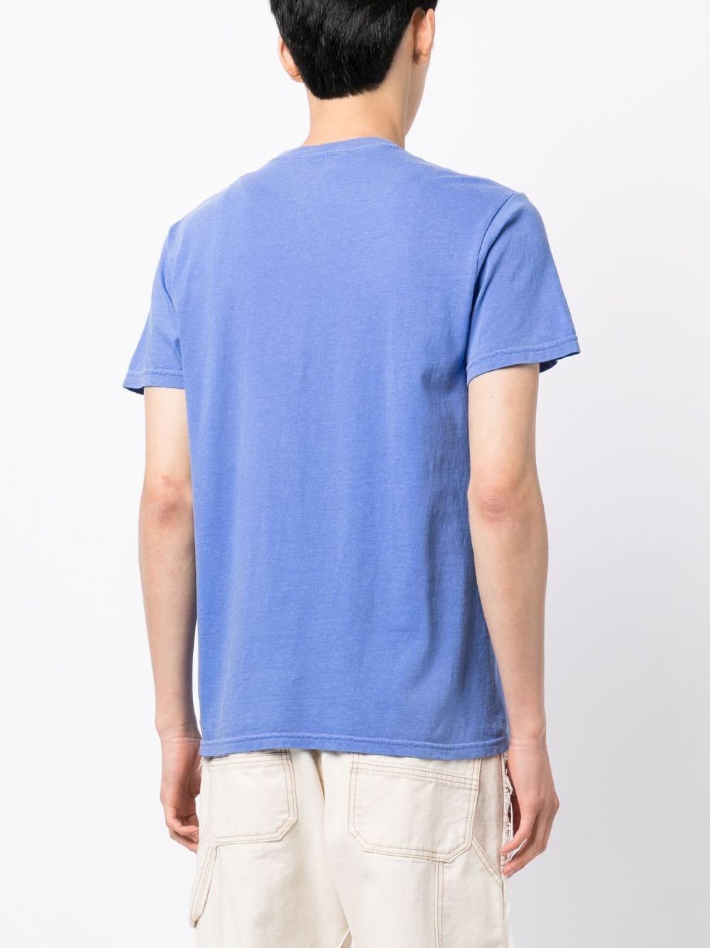 Shop Kidsuper Reunion Illustration-print Cotton T-shirt In Blue