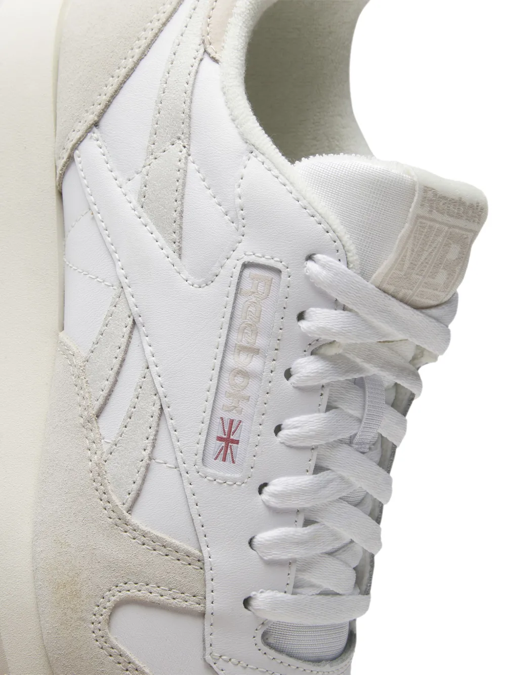 Reebok classic hot sale white suede