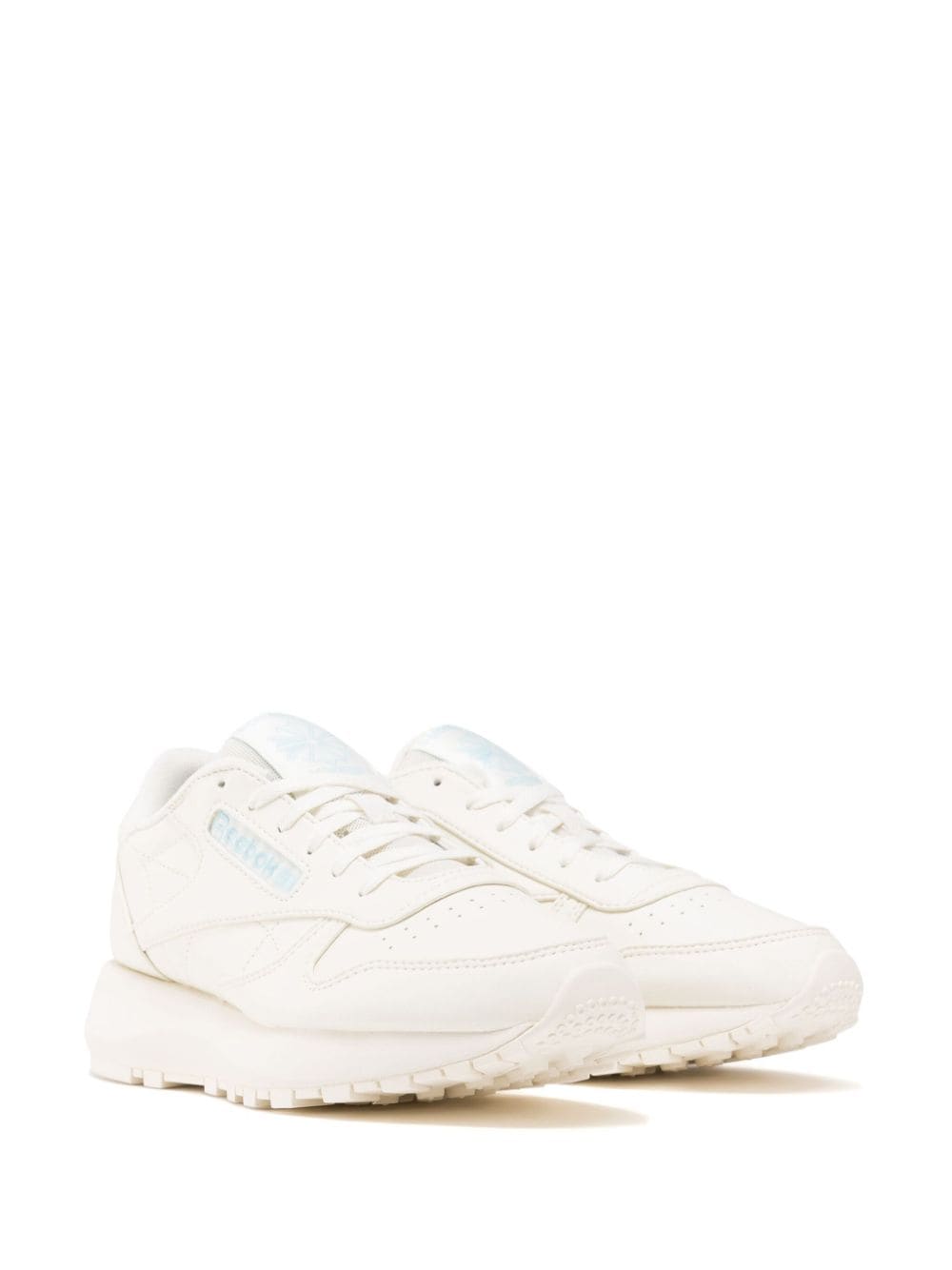 Shop Reebok Classic Sp Faux-leather Sneakers In White