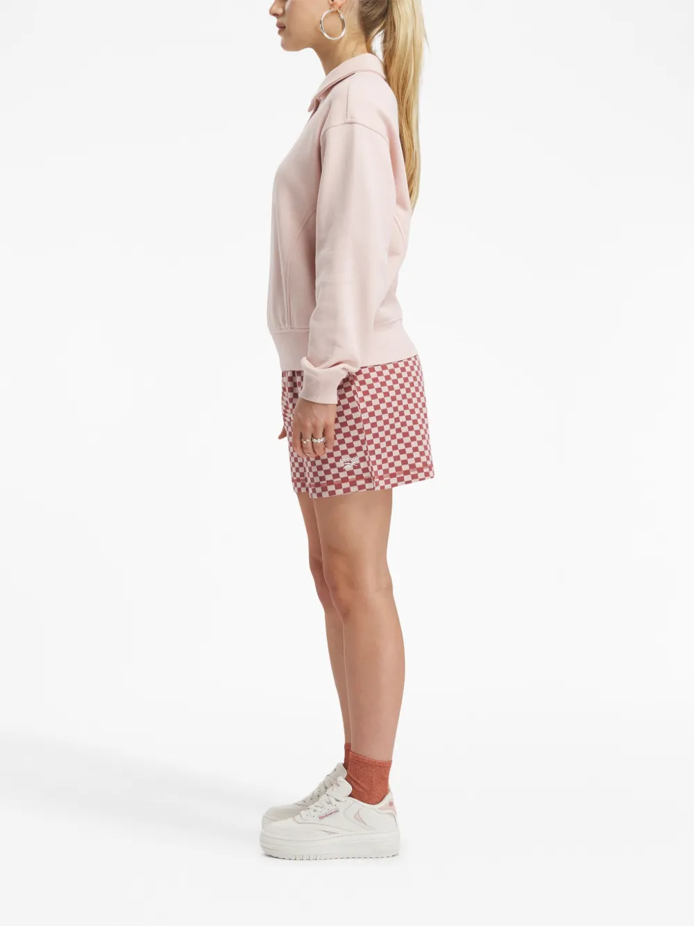 Reebok Tanktop met geborduurd logo Roze