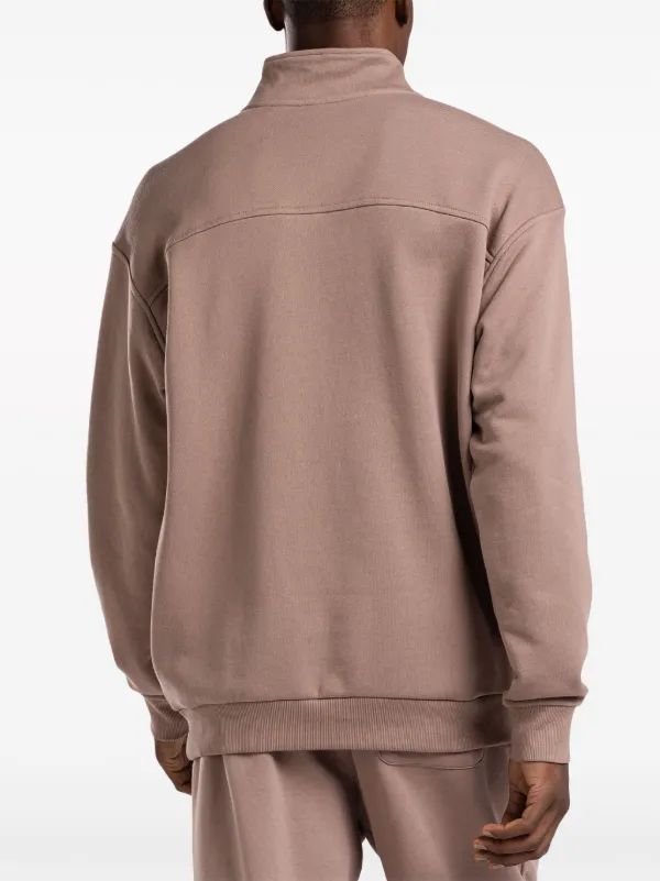 reebok sweatshirt mens brown