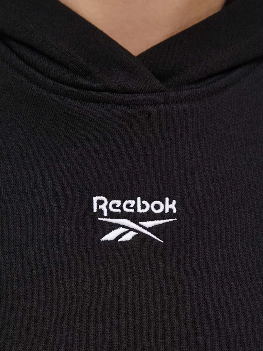 Reebok Fleece hoodie Zwart