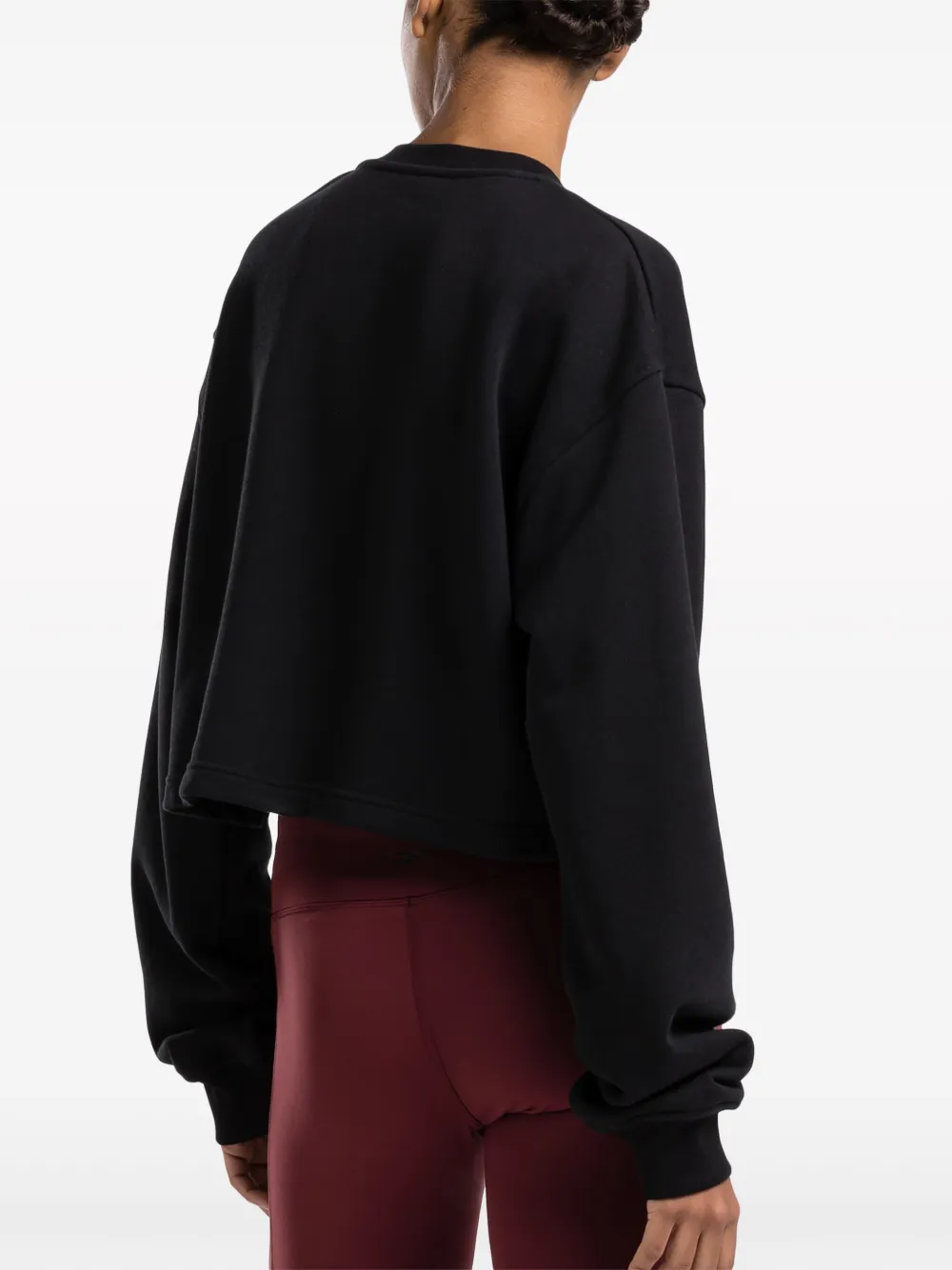 Reebok Sweater met geborduurd logo BLACK