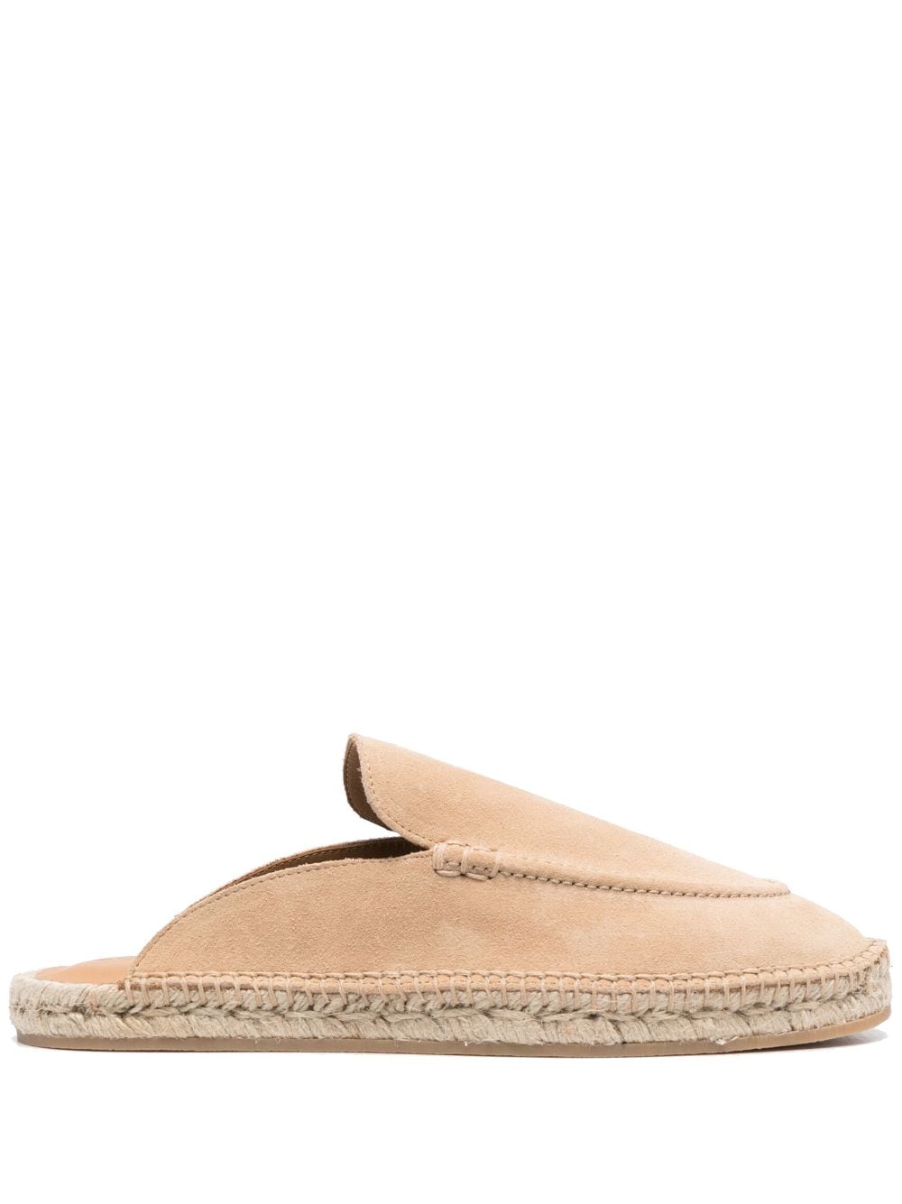 Shop Scarosso Suede Jute-sole Espadrilles In Neutrals