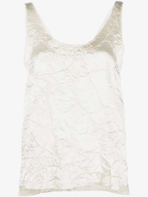 Lanvin top con efecto arrugado